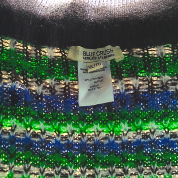 Cute knit skirt 💚💙🤍- NWT - Picture 5 of 6